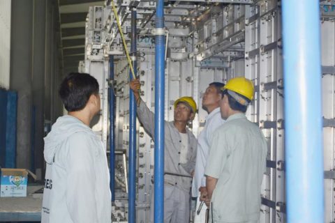 恭贺亚洲城yzc88铝模板房山项目顺利通过出厂验收!